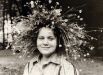 with flowers diadem